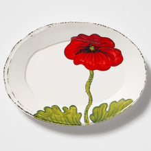 Lastra Poppy Oval Platter