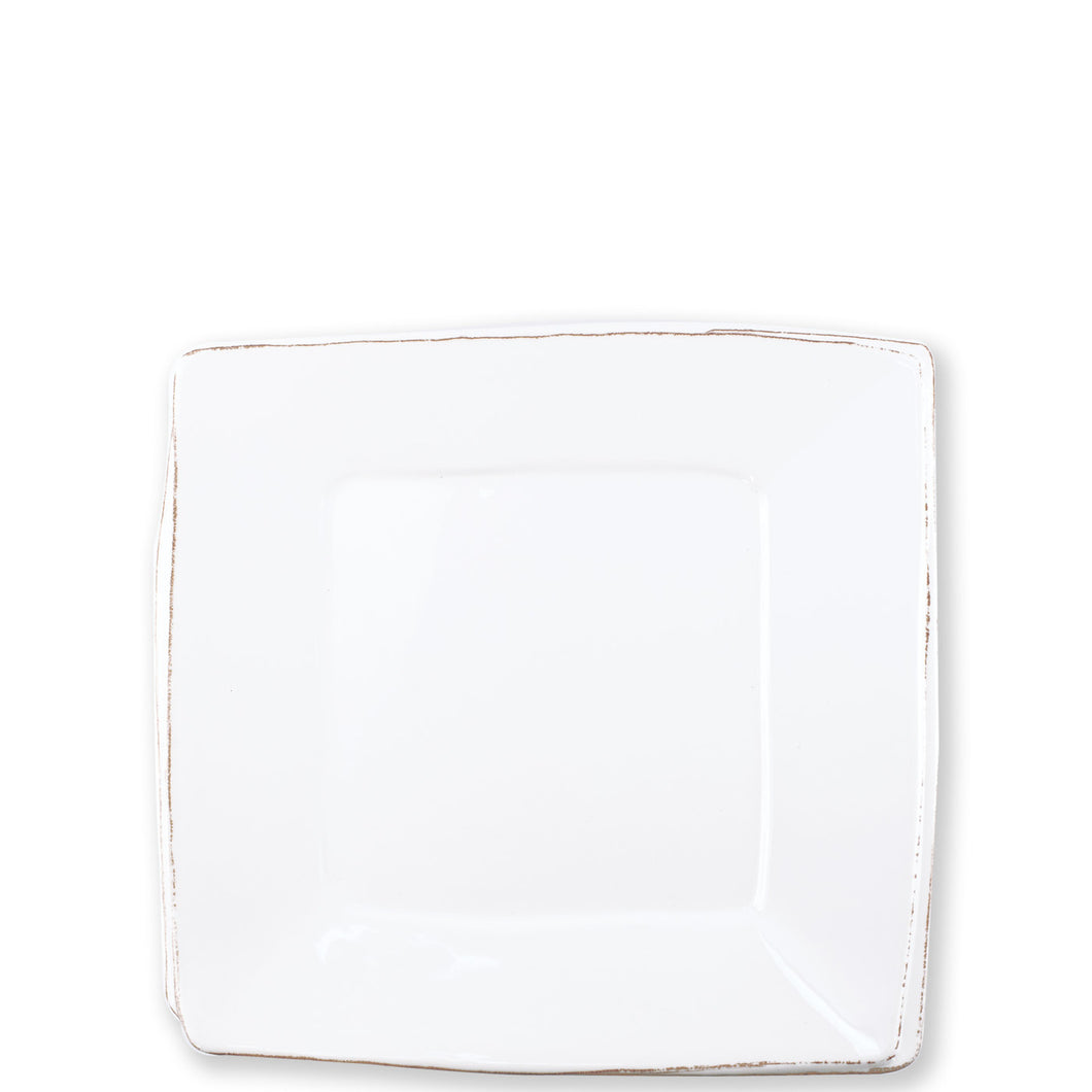 Lastra Melamine White Square Platter